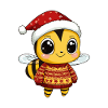 Bee Christmas Xmas