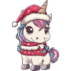 Einhorn Weihnachten Xmas