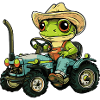 Frog Tractor Farmer