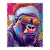 Gorilla Weihnachten Porträt
