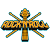 Retro Rock'n'Roll Guitar Emblem