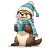 Winterotter mit Tee