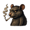 Smoking Rat