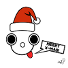 Koppies with Santa Claus Hat