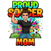 Proud Soccer Mom Power Soccer Women