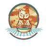 Maneki Neko Ramen Glücksbringer Katze