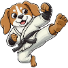 Ceinture d’autodéfense Beagle Dog Karate
