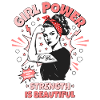 Femme Pop Art Girl Power Girl Power Girl Strong