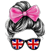 Yhdistyneen kuningaskunnan UK Flag Woman -aurinkolasit