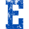 Letter e sport retro