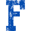 Letter f sport retro