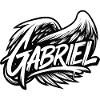 Archangel Gabriel | Simple Graffiti Style
