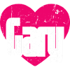 J’aime Gary Coeur Rose J’aime Gary