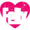 J’aime Felix Pink Heart J’aime Felix