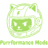 Purrformance Fashion: Cat in Helmet