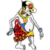 Grotesque Oni Harlequin Tee