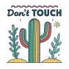 Do not touch rainbow cactus