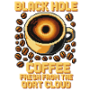 Black Hole Coffee Pixel-Kunst