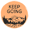 Keep Going / Mountain Scenery Sunrise