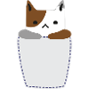Chest pocket with cat
