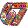 Psychedelic Seven Flowers
