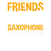 Friends playing saxophone together funnier