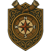 Wikinger Kompass Wappen
