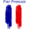 Fier Français tri-bleu blanc rouge