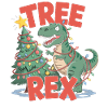 Tree-Rex Motiv für Kinder & Erwachsene