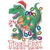 Tree-Rex Dinosaurier - T-Rex mit Lichterkette