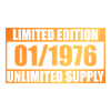 50e anniversaire édition limitée - ꝏ Approvisionnement 01/1976