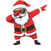Dab Père Noël drôle