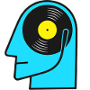 Vinyl Album Head Pop Art
