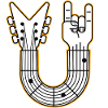 Guitar U Shape Rock Hand