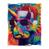 Dinosaur triceratops Christmas Portrait