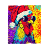 Portrait de Noël du Coq