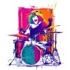 Groundhog on Drums - Rock Drummer Gift