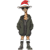 Giraffe Christmas Winter