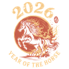 Année du Horse 2026 Ring