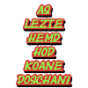 Neon Graffiti Stacking Texts