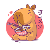 Capybara Ramen-Liebhaber