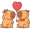 Capybara-Paar