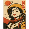 Astronaut Retro Space Comic