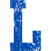 Letter l sport retro