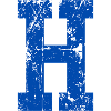 Letter h sport retro