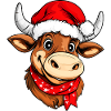 Taureaux de Noël
