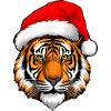 Weihnachtsmann Tiger