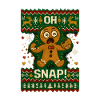 Oh Snap Lebkuchenmann Ugly Christmas