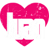 J’aime Ivan Coeur Rose J’aime Ivan