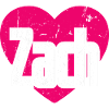 J’aime Zach Pink Heart J’aime Zach